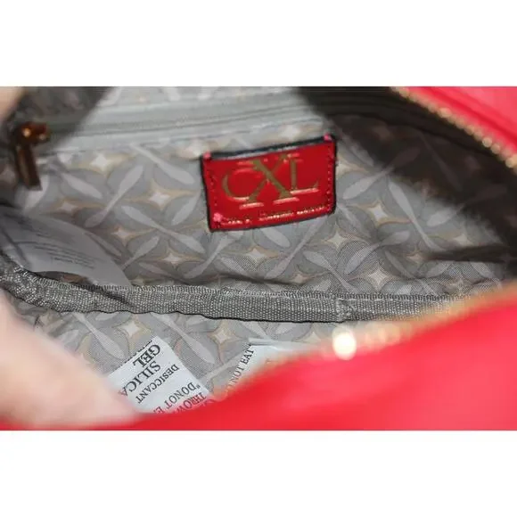 CXL by Christian Lacroix Eve Pebble Camera w Detachable Mini Zip Red Retail $88 - Picture 13 of 15